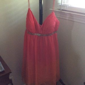 Cocktail length formal dress